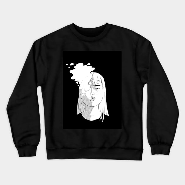 Smokin' Crewneck Sweatshirt by milkbarista